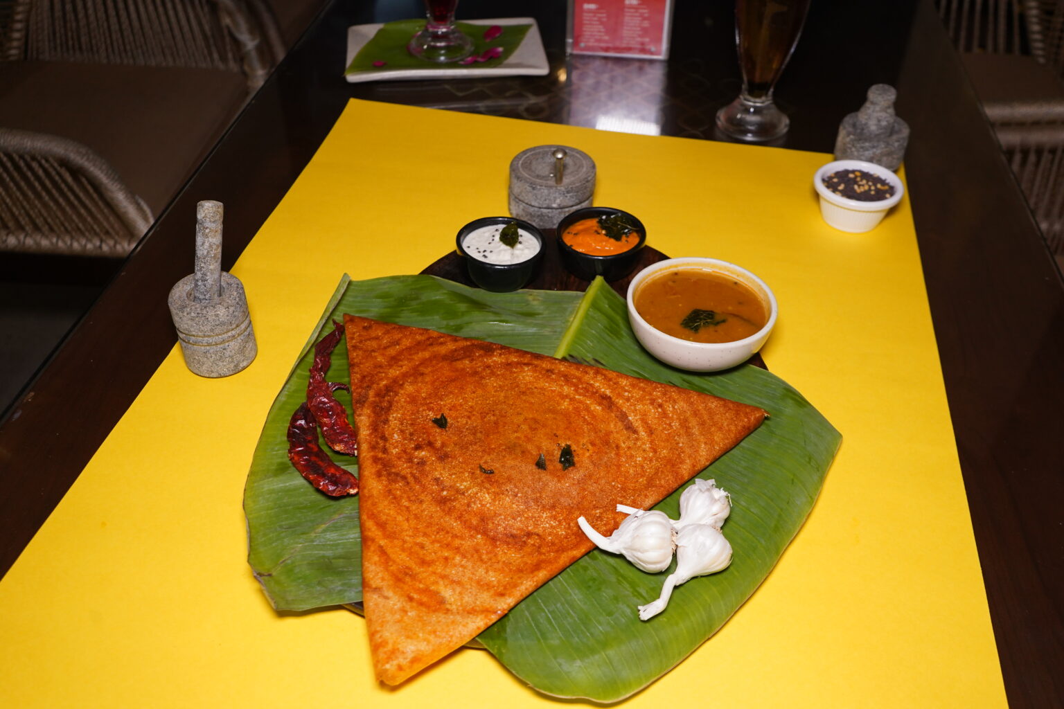 Garlic Dosa